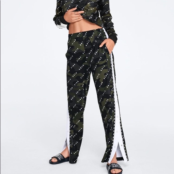 PINK Victoria's Secret Pants - VS Pink Camo Track Pants